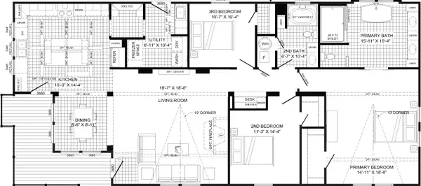 The lulamae floor plan home features