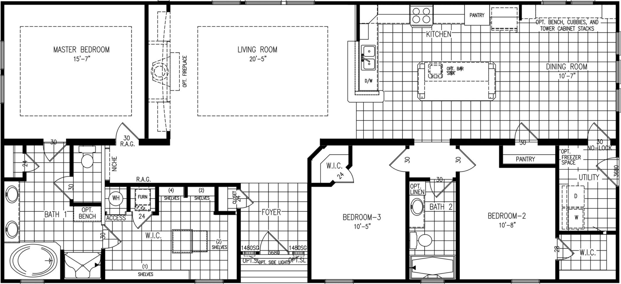 Boerne 5067 floor plan home features