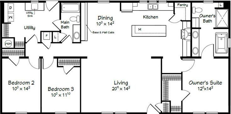 Evolution series taft model 3260 floor plan home features