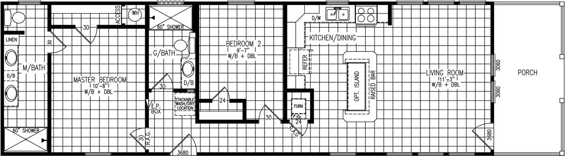 Eagle j56fp8 floor plan home features