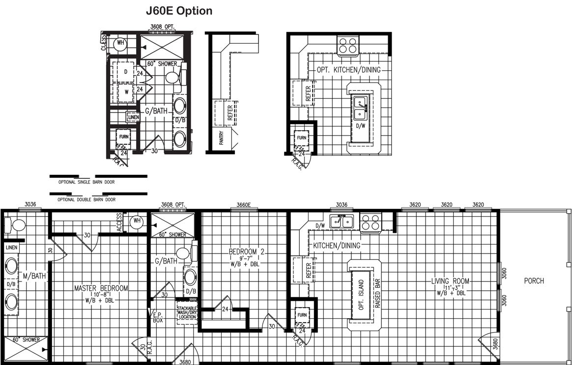 Eagle j60ep8 floor plan home features