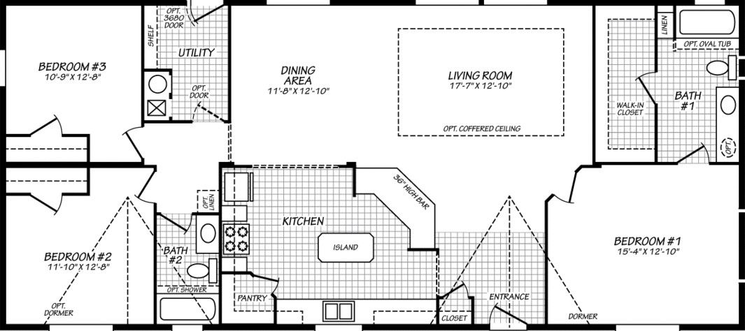 Evergreen 28603E Floor Plan