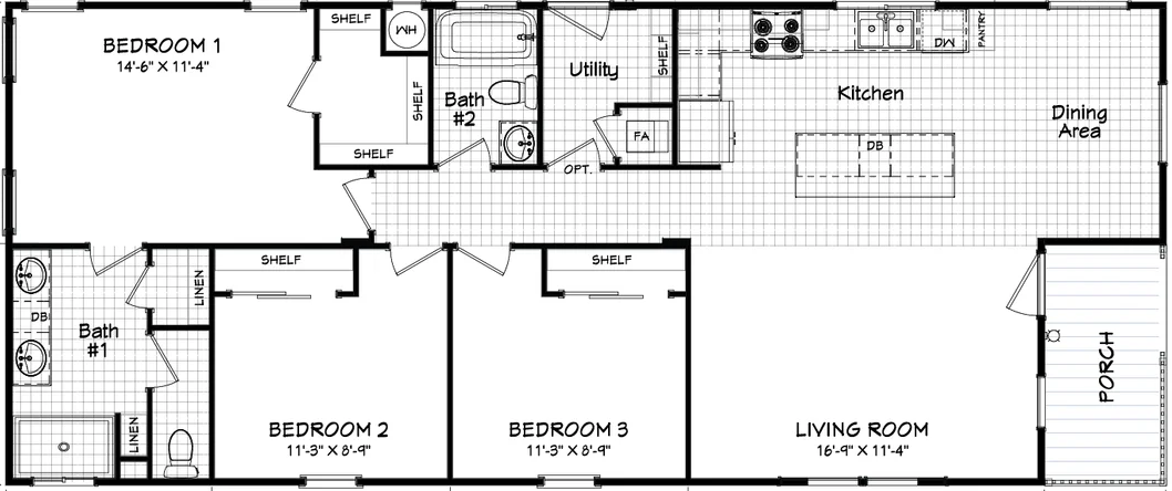 Coronado 24563F Floor Plan