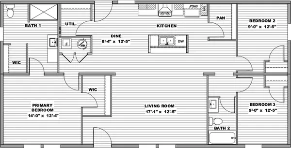 Glimpse floor plan home features