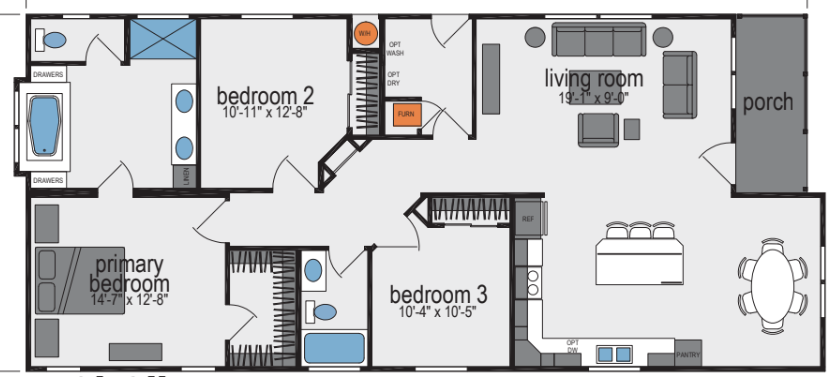 Sunset Ridge-K543G Floor Plan