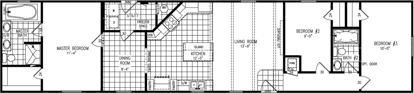 Javelin j78l floor plan home features