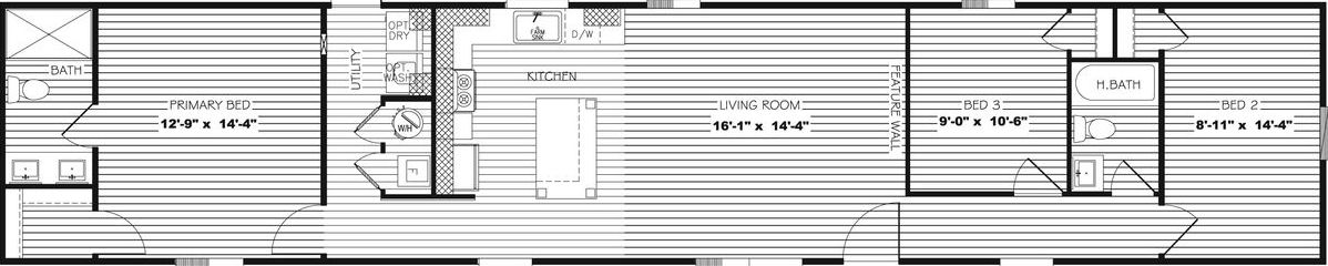 Libby floor plan home features