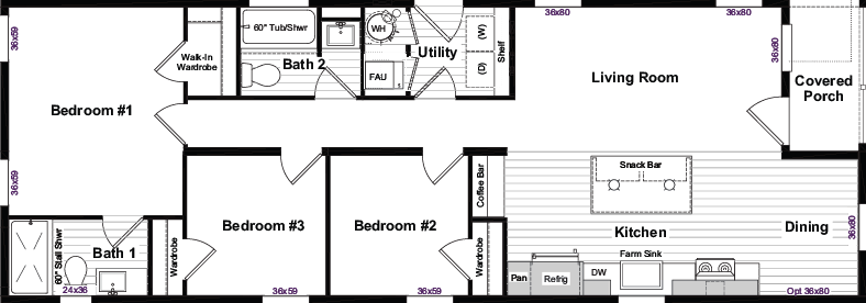 Stones floor plan home features