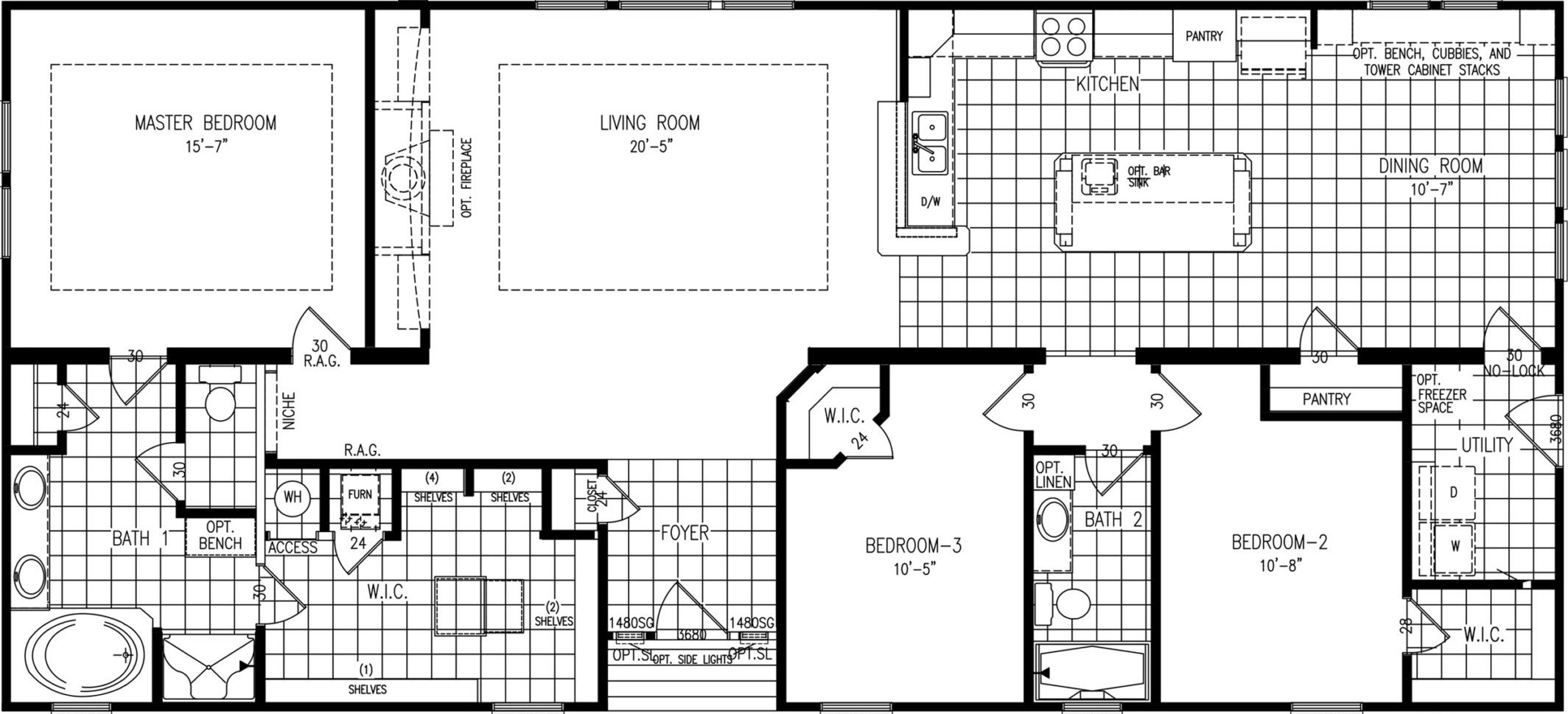 Boerne 5067 floor plan home features