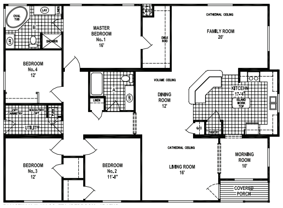 Custom villa-b360ct hero and floor plan home features