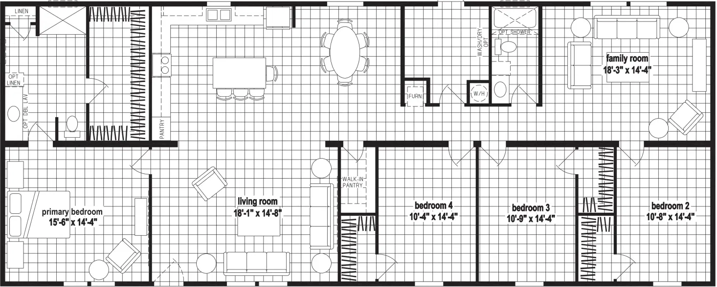 Prairie dune 8901 floor plan home features