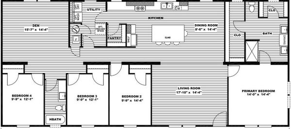 Locklear floor plan home features