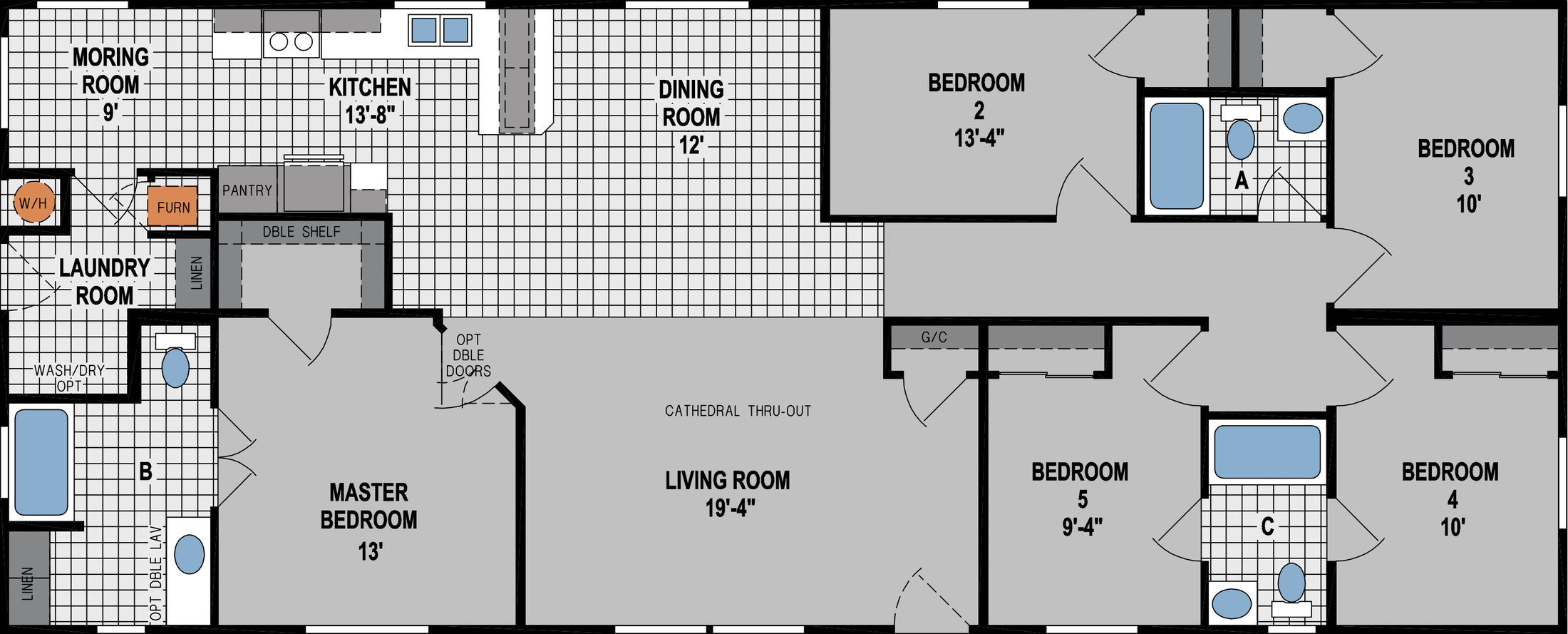 Amber Cove K730CT Floor Plan