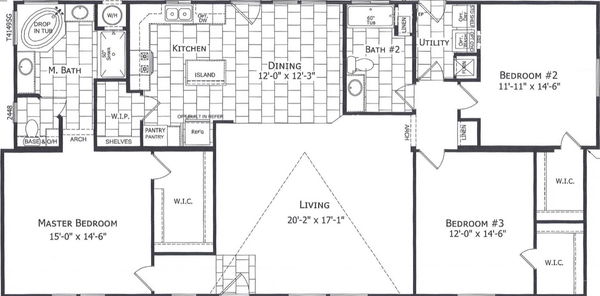 Mesquite floor plan home features