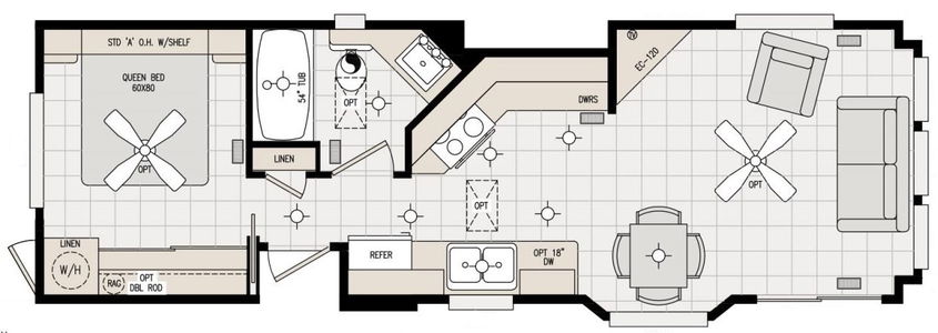 Sedona-120sn11351e hero and floor plan home features