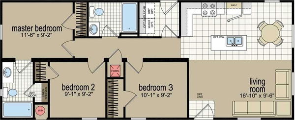 Cm-8483b floor plan home features