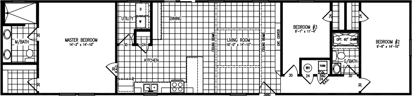 Gold spur 5816 floor plan home features