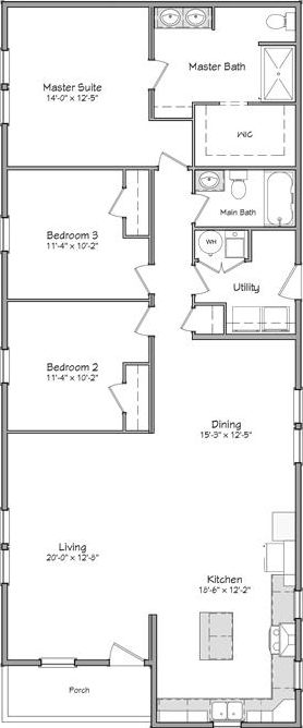Independence series mckean 28' floor plan home features