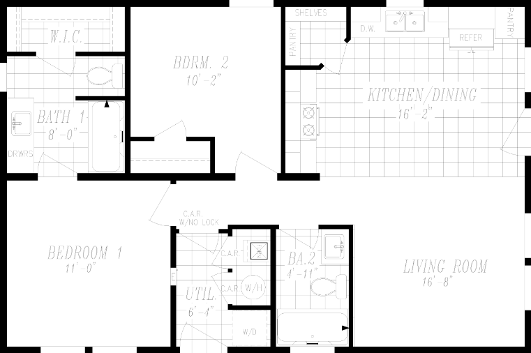 Columbia River Multi-Section 2029 Floor Plan