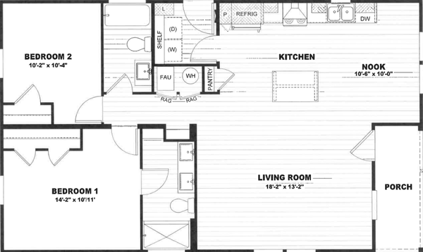 Rhapsody floor plan home features