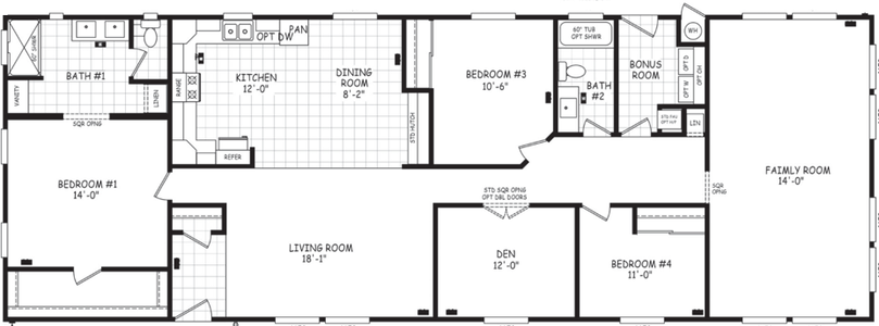 Edge 28764a floor plan home features