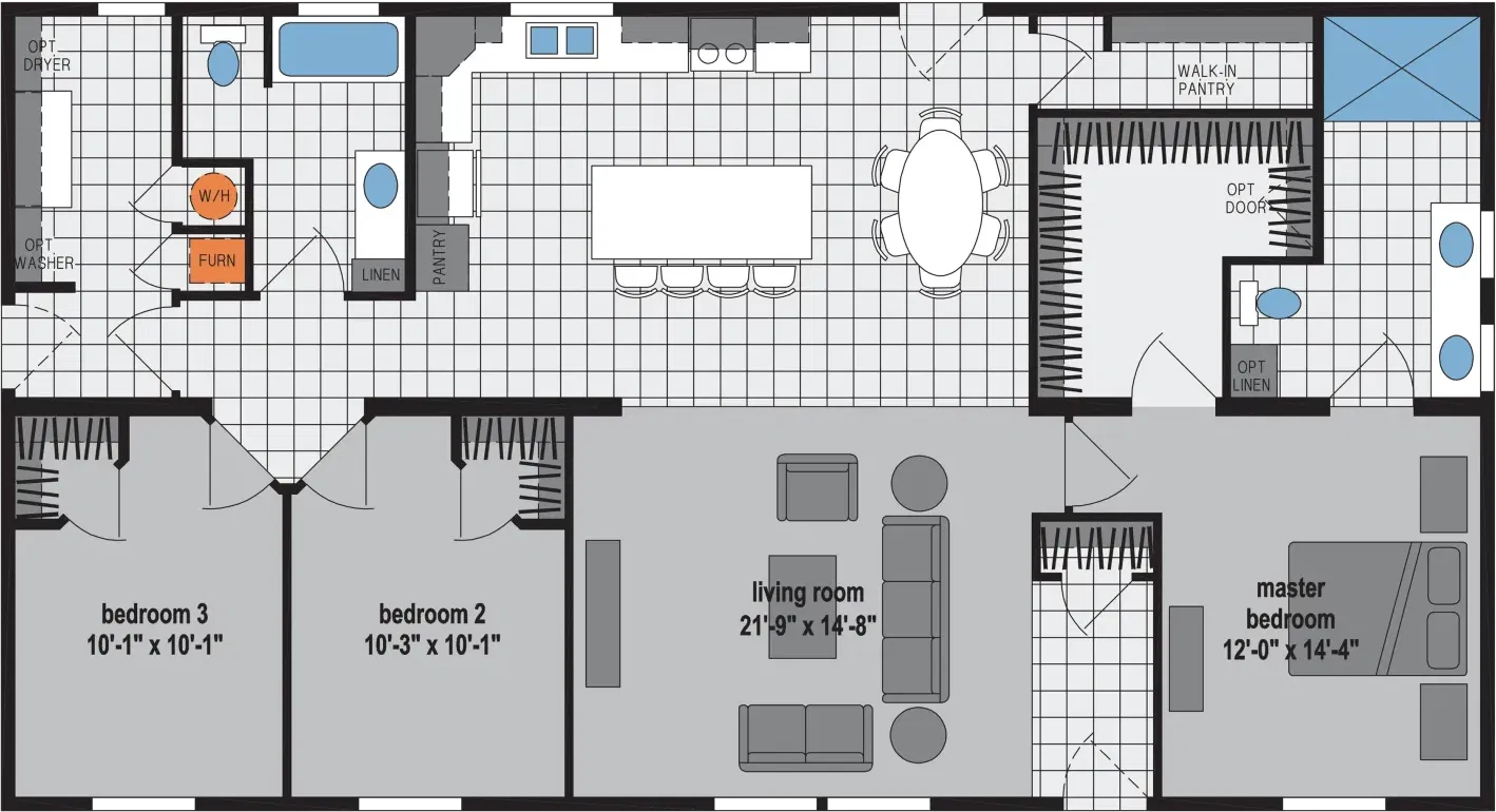 Skyliner 6331 floor plan home features