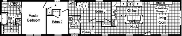 Blazer select ts1004-v floor plan home features