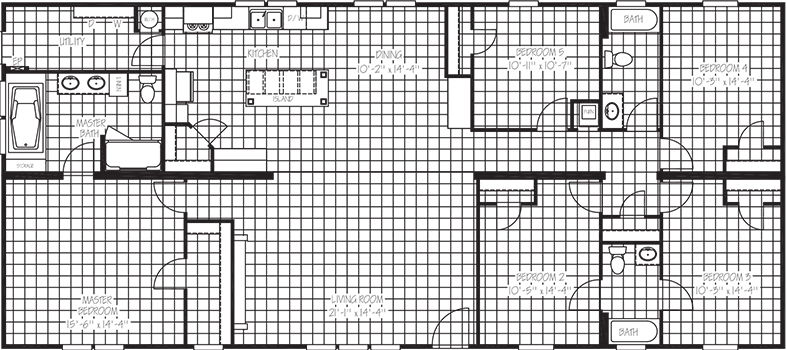 The royal floor plan home features