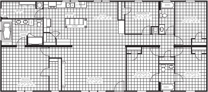 The royal floor plan home features