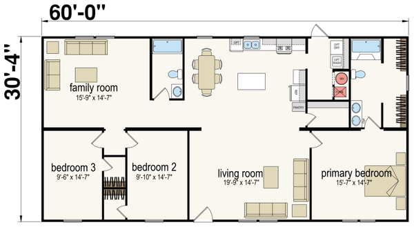 Capstone floor plan home features