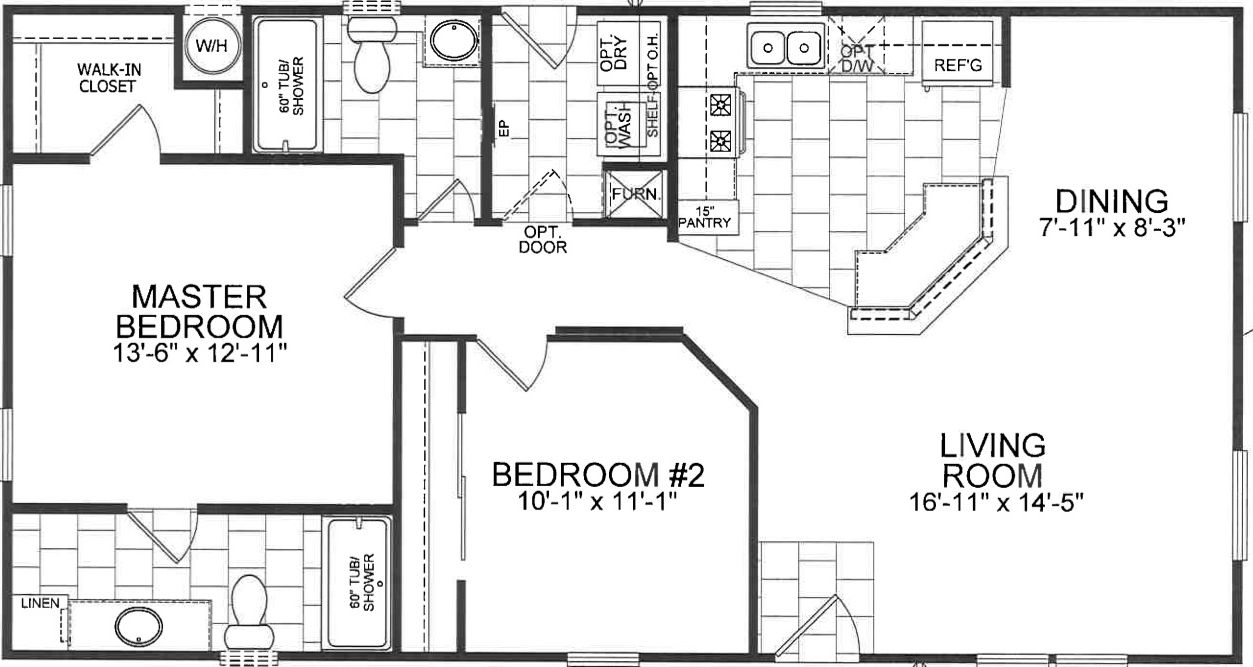 Marana floor plan home features