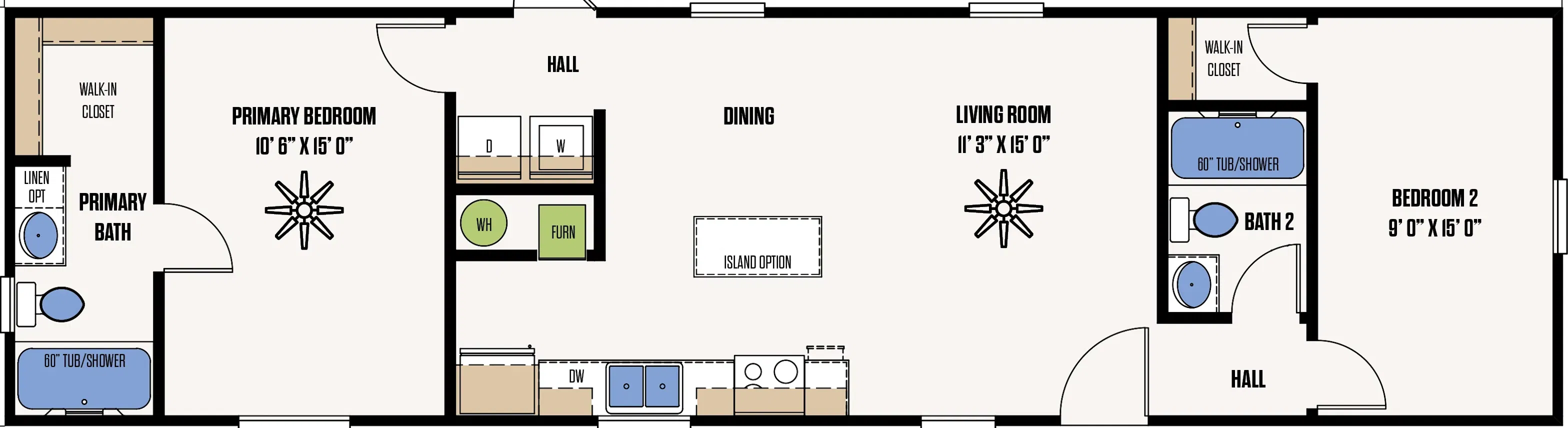 The conroe floor plan home features