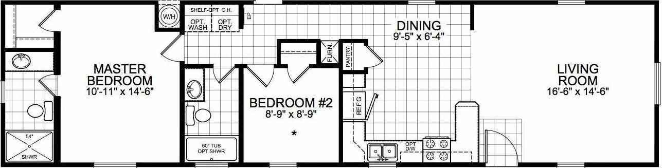 Barton floor plan home features