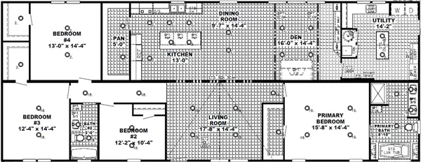 The riverway floor plan home features