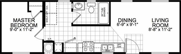 Sr1240 floor plan home features
