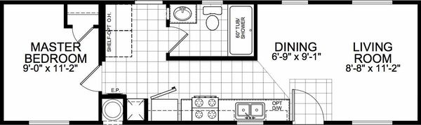 Ferndale floor plan home features