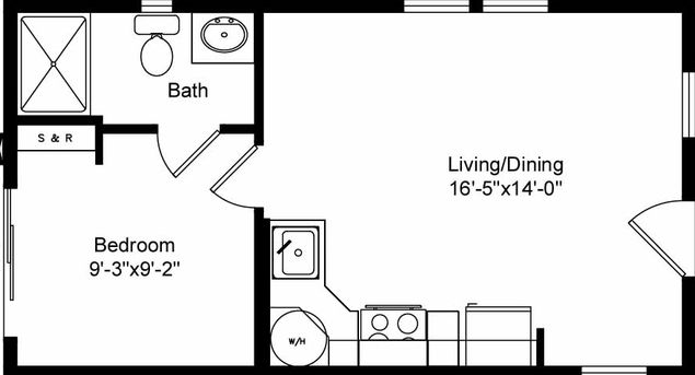 The Cottage 15331C Floor Plan