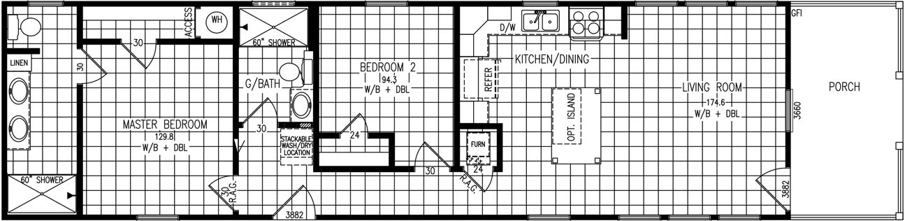 Robin d60ep8 floor plan home features