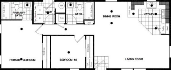 Drm428p floor plan home features