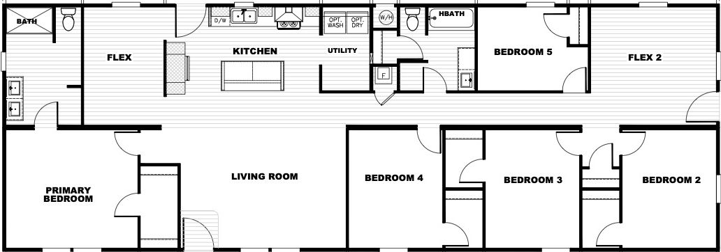 Super fly floor plan home features