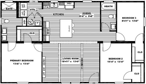 Benjamin floor plan home features