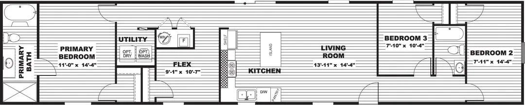 Sensation floor plan home features