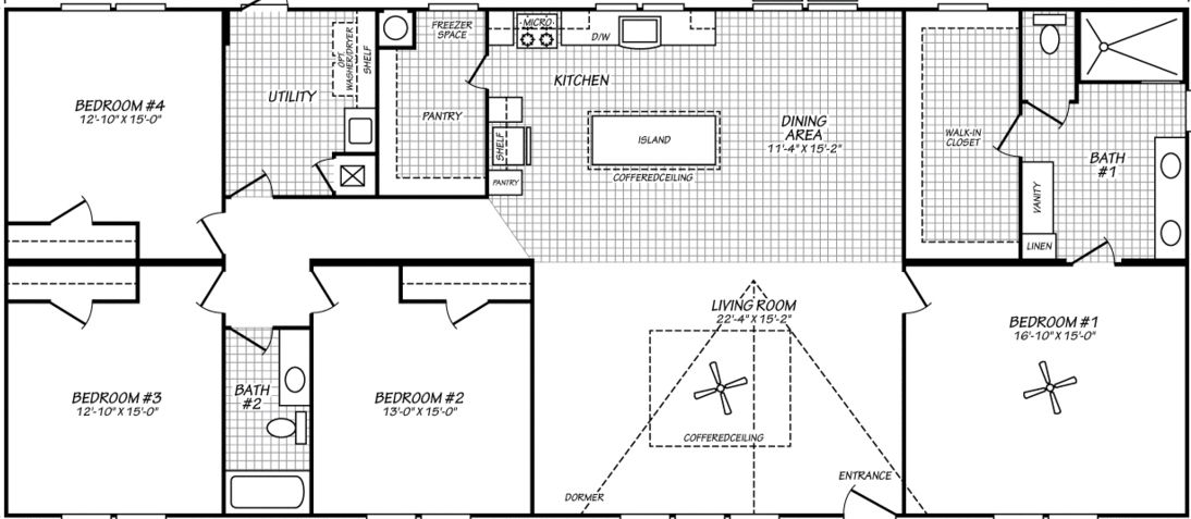 Cambridge 32724a floor plan home features
