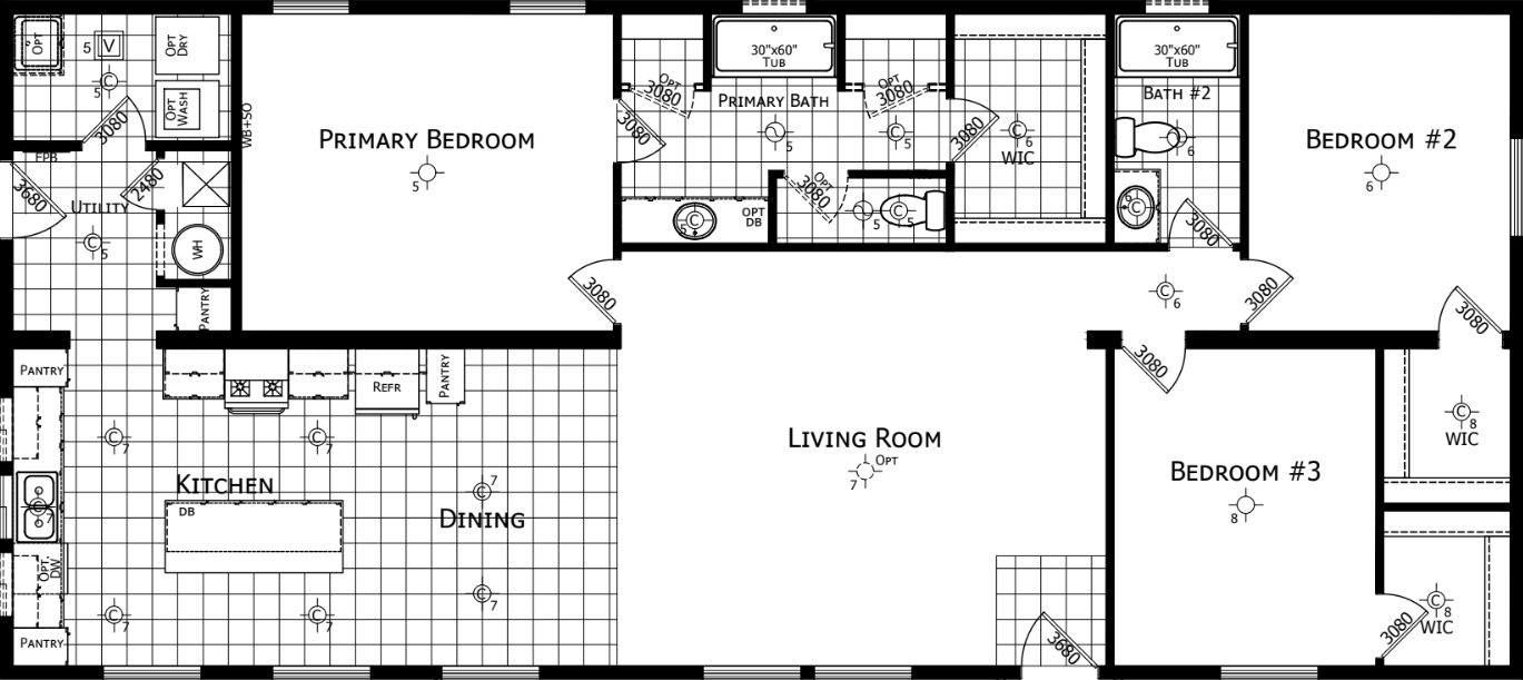 Noble 2860H09 Floor Plan