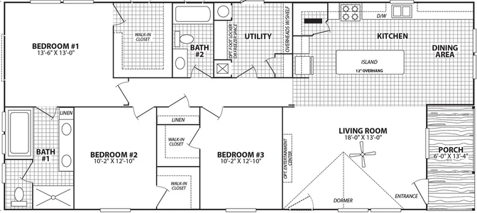Verde ranch 28603n floor plan home features