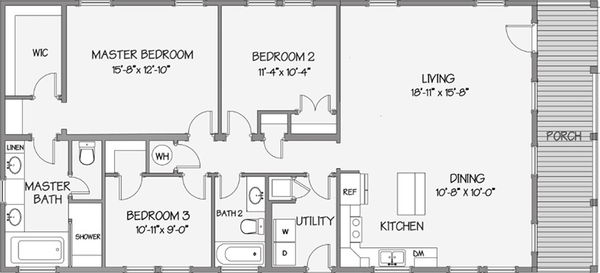 Ivy floor plan home features
