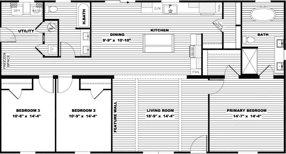 Emilie elite floor plan home features