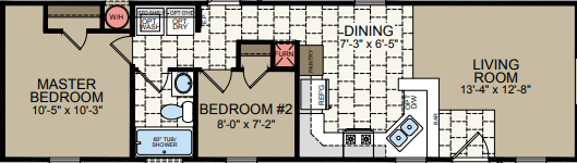 Sunrise sr1448 floor plan home features