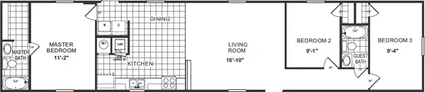 Santa fe 269 floor plan home features