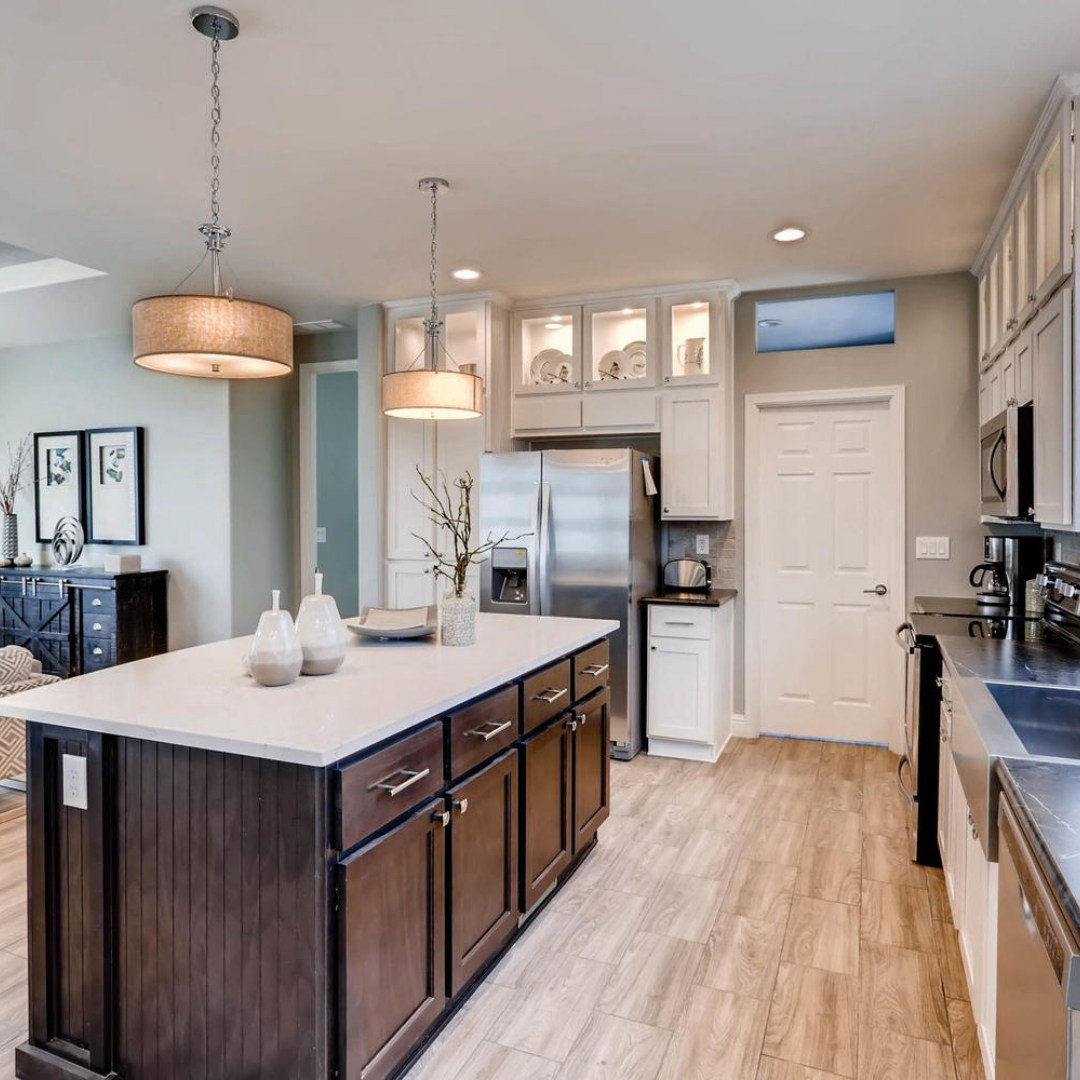 Kitchen island interior